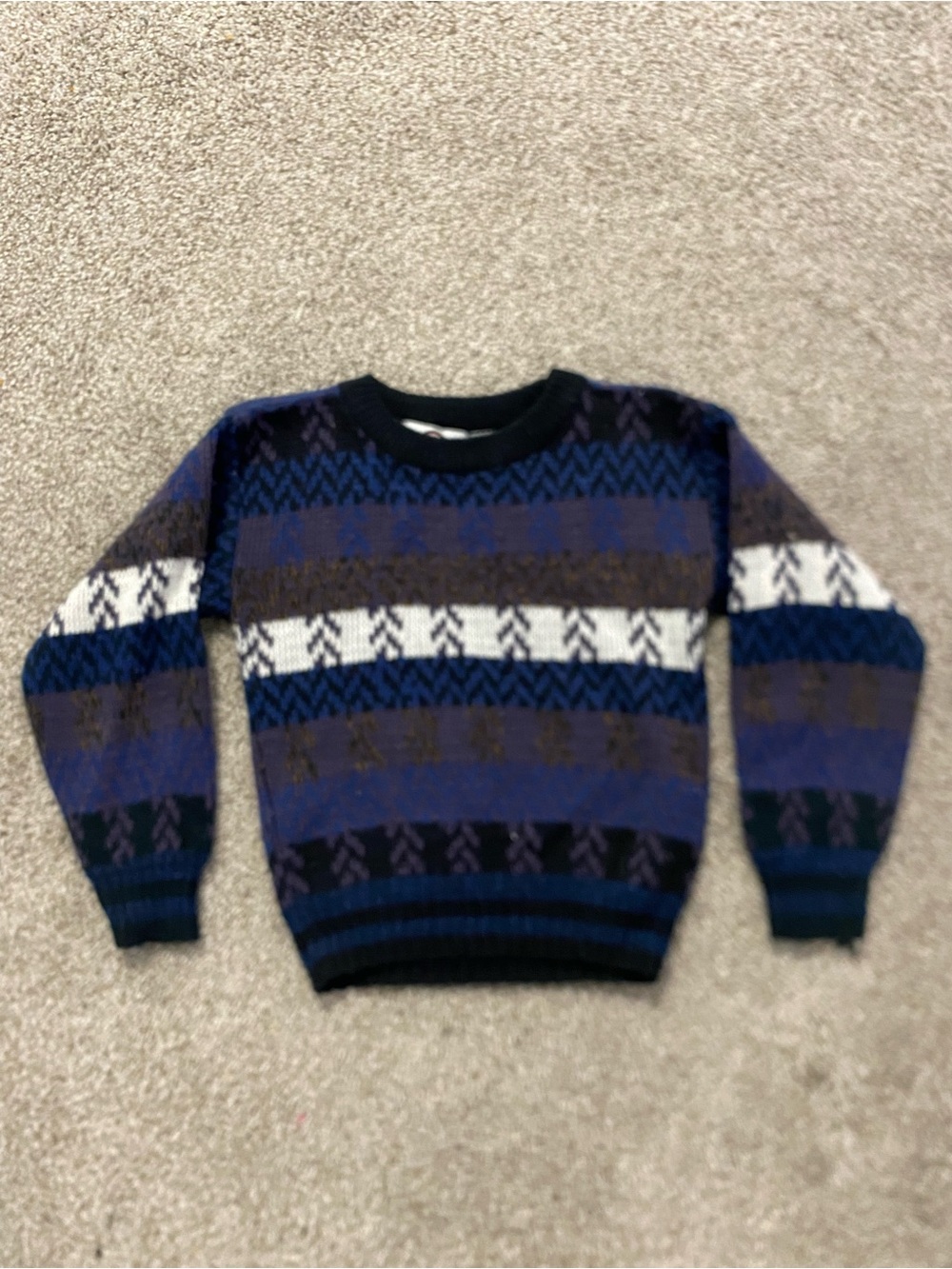 Kid’s Vintage Purple Ugly Christmas Sweater